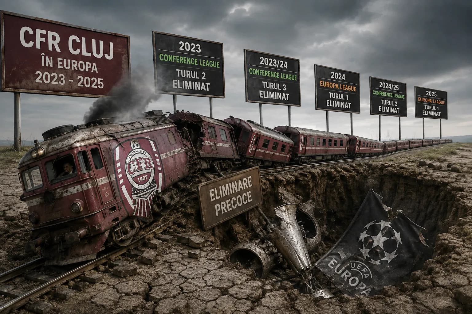 Coșmarul nordic continuă: CFR Cluj, din nou la cheremul unei echipe de doi bani