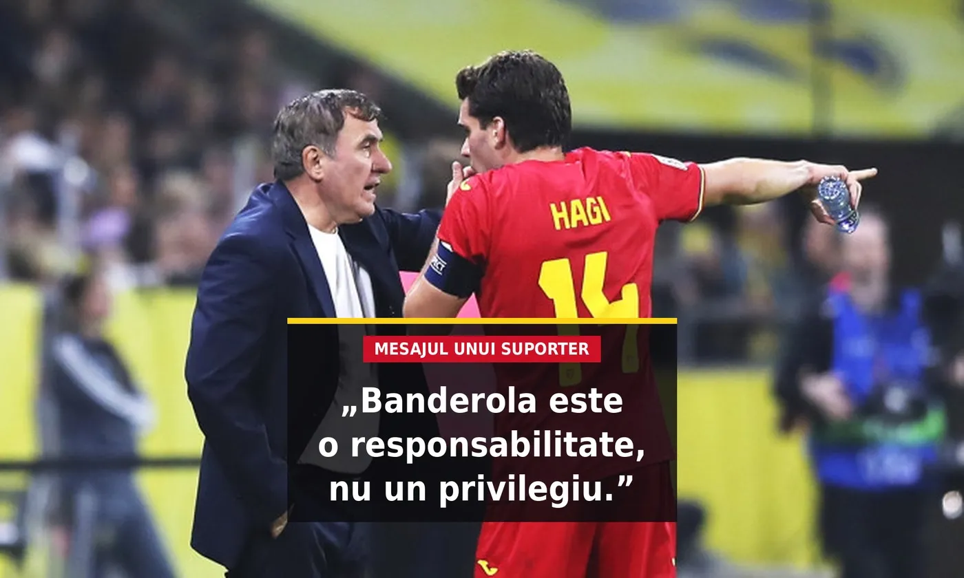 Un suporter cere FRF meritocrație: „Banderola este o responsabilitate, nu un privilegiu